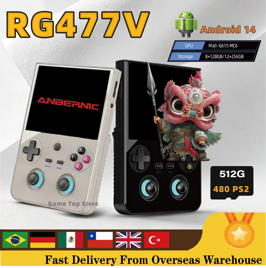 ANBERNIC RG477V Console Gaming Portable 4.7" Android 14 - Processeur Dimensity 8300