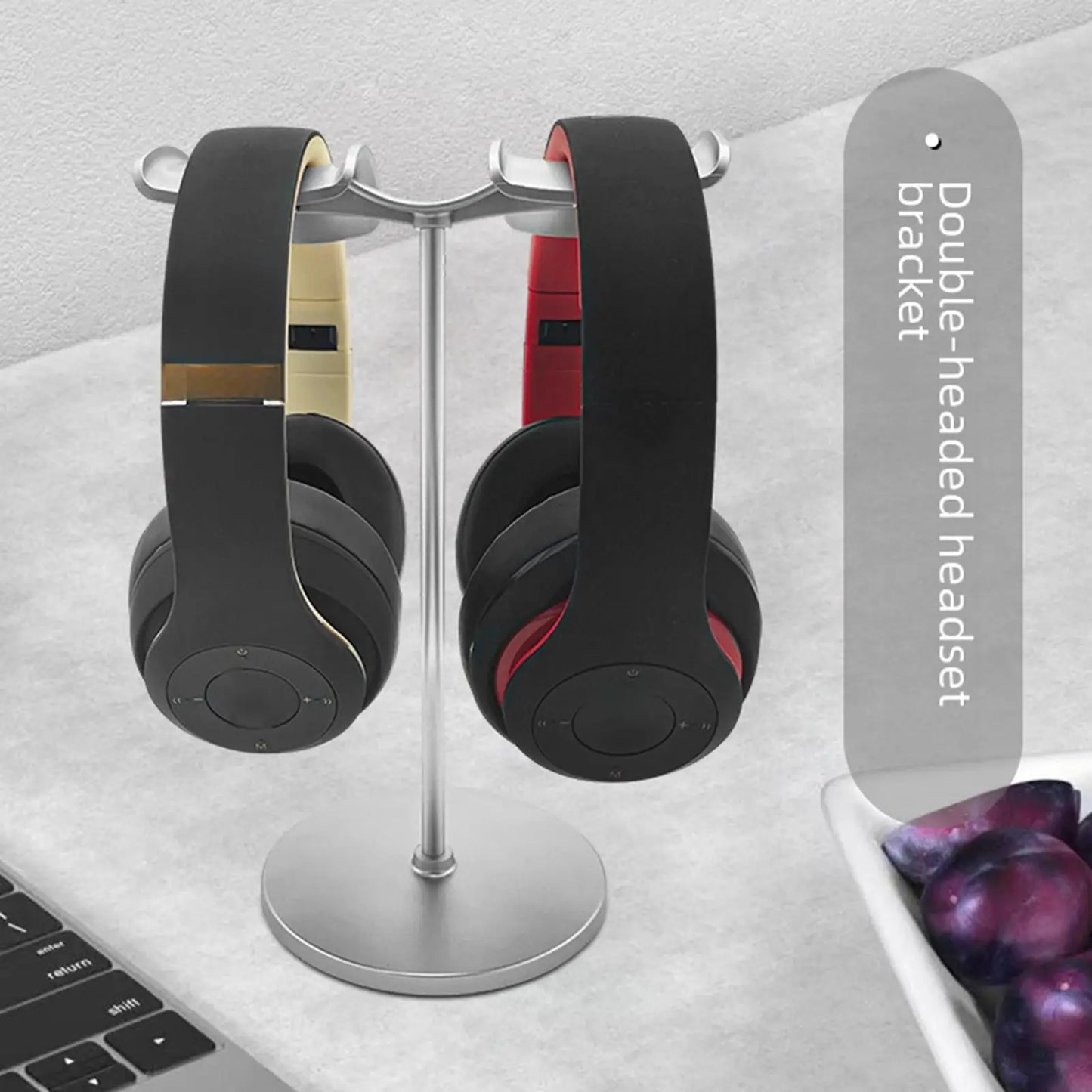 Support Casque Gaming Ergonomique - Organisation Bureau Premium