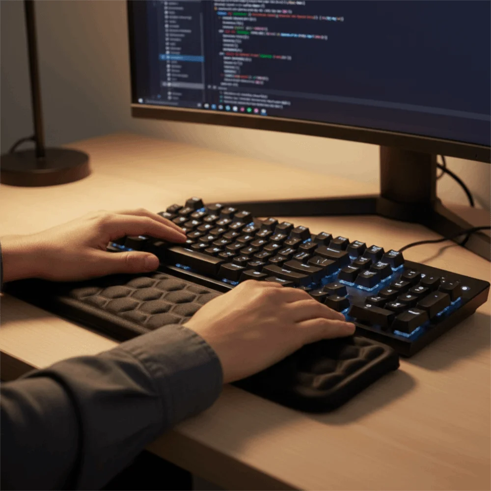 Repose-Poignet Gaming Ergonomique - Confort Anti-Fatigue