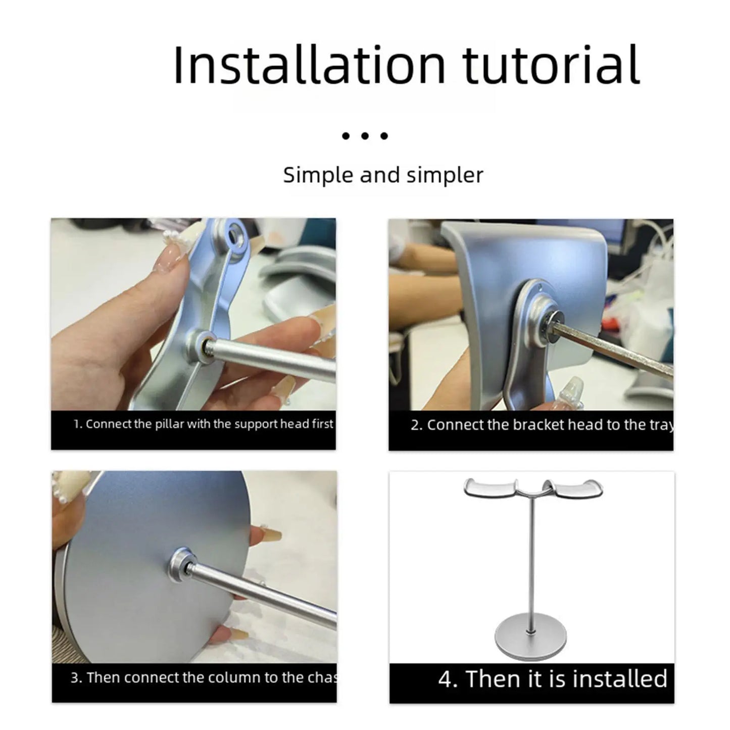 Support Casque Gaming Ergonomique - Organisation Bureau Premium